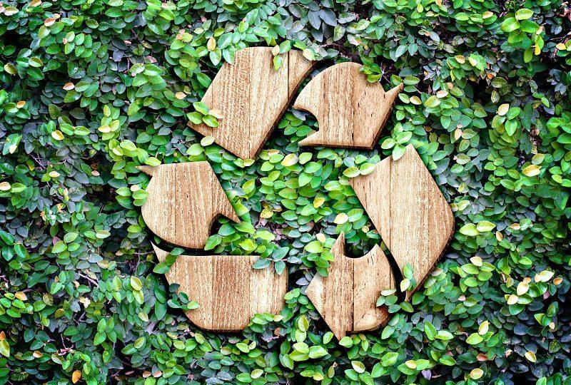 liście z recyklingiem